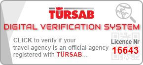 نظام التحقق الرقمي من TÜRSAB — Licence Nr 16643